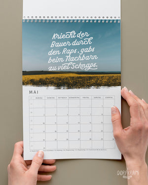 Bauernweisheiten Kalender 2027 Dorfkram® Bauernregeln 