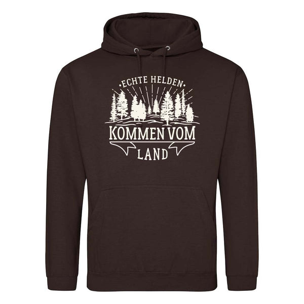 Echte Helden kommen vom Land / Herren Premium Hoodie