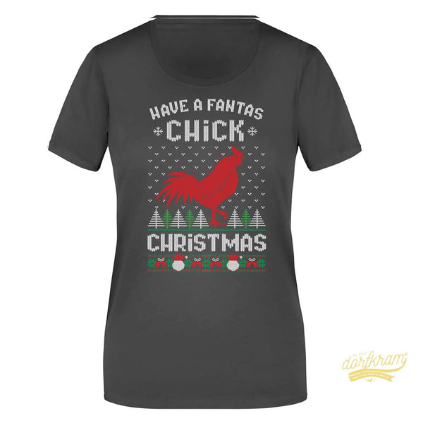 Weihnachtsshirt für Dorfkinder Hühner. Dorfkram® 