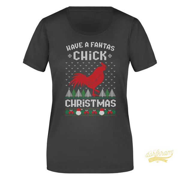 Weihnachtsshirt für Dorfkinder Hühner. Dorfkram® 