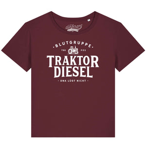 Blutgruppe Traktor Diesel - DNA lügt nicht / Damen Organic Shirt