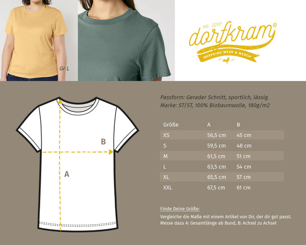 Ich bin das Dorfkind vor dem Dich jeder gewarnt hat / Damen Organic Shirt (relaxed)