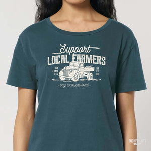 Support local Farmers / Damen Organic Shirt