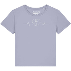 Herzschlag Huhn - Hühner / Damen Organic Shirt