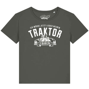 Ich würde jetzt lieber meinen Traktor fahren / Damen Organic Shirt