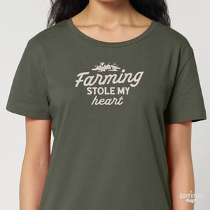 Farming stole my heart / Damen Organic Shirt