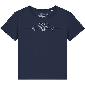 Herzschlag Kuh - Kuhliebe / Damen Organic Shirt