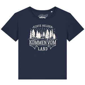 Echte Helden kommen vom Land / Damen Organic Shirt