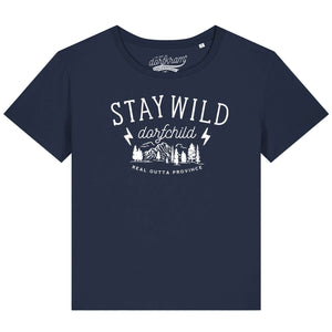 Stay wild Dorfchild / Damen Organic Shirt