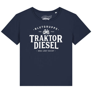 Blutgruppe Traktor Diesel - DNA lügt nicht / Damen Organic Shirt