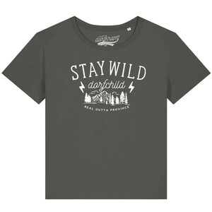 Stay wild Dorfchild / Damen Organic Shirt