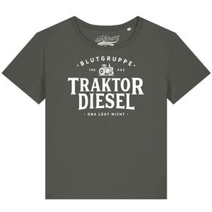 Blutgruppe Traktor Diesel - DNA lügt nicht / Damen Organic Shirt