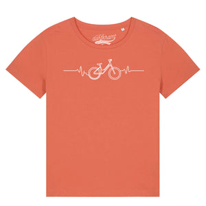 Herzschlag Fahrrad - OKF / Damen Organic Shirt