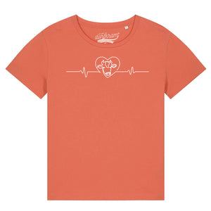 Herzschlag Kuh - Kuhliebe / Damen Organic Shirt