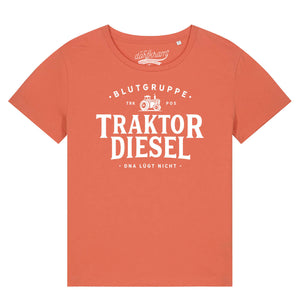 Blutgruppe Traktor Diesel - DNA lügt nicht / Damen Organic Shirt