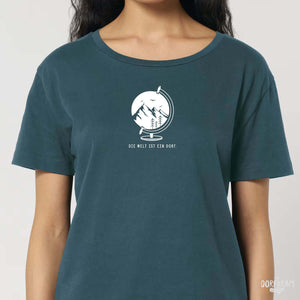 Die Welt ist ein Dorf / Damen Organic Shirt