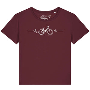 Herzschlag Fahrrad - OKF / Damen Organic Shirt