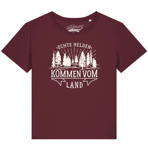 Echte Helden kommen vom Land / Damen Organic Shirt