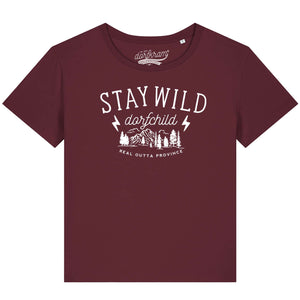 Stay wild Dorfchild / Damen Organic Shirt