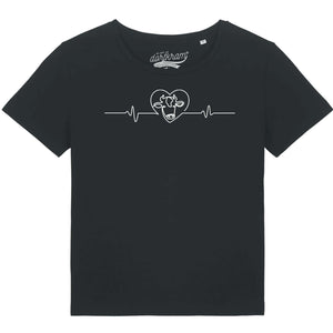 Herzschlag Kuh - Kuhliebe / Damen Organic Shirt