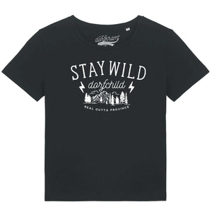 Stay wild Dorfchild / Damen Organic Shirt