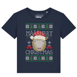 Merry Christmas Schaf Mäh / Damen Organic Shirt