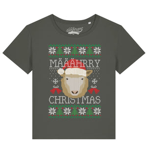 Merry Christmas Schaf Mäh / Damen Organic Shirt