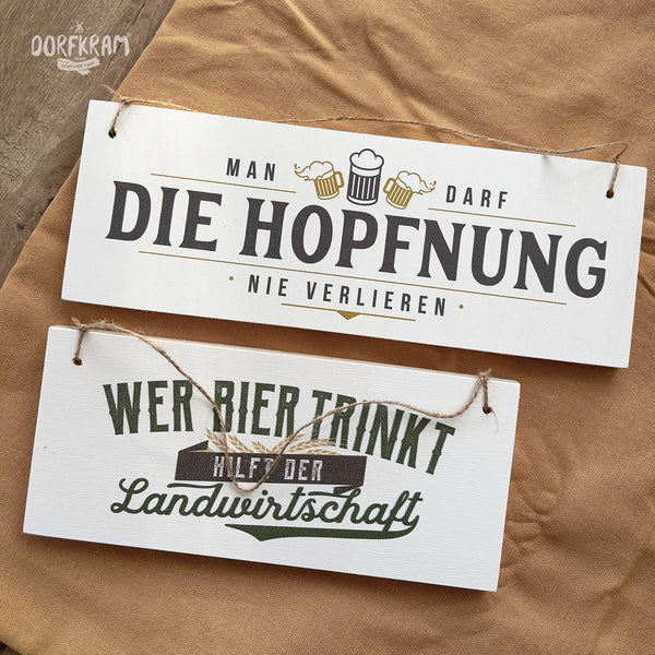 Holzschilder Bundle (2er Set)