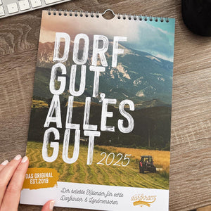 Wandkalender für Dorfkinder / Dorf gut alles gut 2025 / Dorfkalender