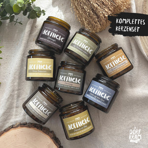 Bundle / Dorfliebe Duftkerzen im Glas / Komplettes Kerzenset