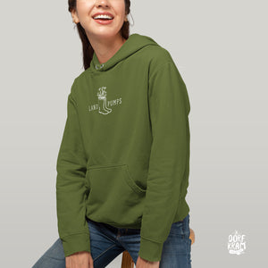 Dorfpumps Hoodie Gummistiefel Damen in oliv