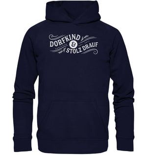 Dorfkind und stolz drauf / Herren Premium Hoodie (Unisex) (Lagerverkauf)