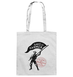 Save the Farmer / No Farmers no food no future / Baumwolltasche