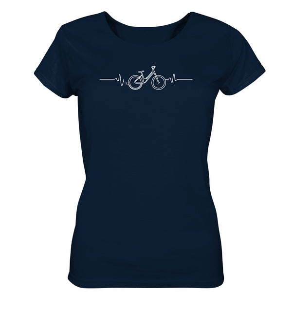 Herzschlag Fahrrad / Radliebe / Damen Organic Shirt