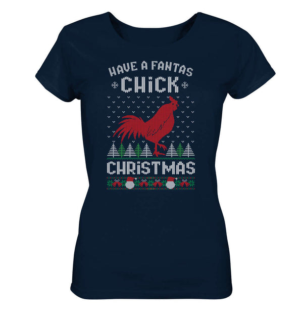Have a fantas-chick Christmas / Weihnachten Hahn / Damen Organic Shirt