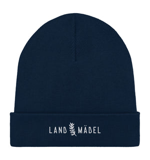 Landmädel / Organic Wintermütze mit Stick (Sonderedition)