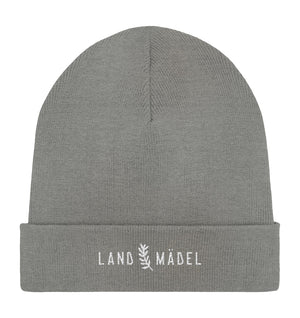 Landmädel / Organic Wintermütze mit Stick (Sonderedition)