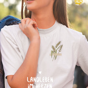 Dorfshirt Landwirtin Ernte Feld von Dorfkram® 