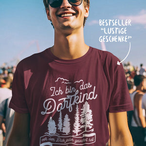 Dorfkind Shirt mit lustigem Spruch. Dorfkram® Lustige Geschenke