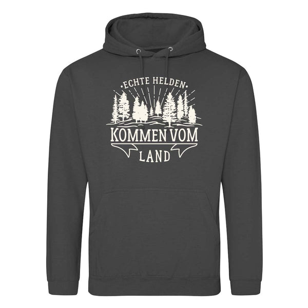 Echte Helden kommen vom Land / Herren Premium Hoodie