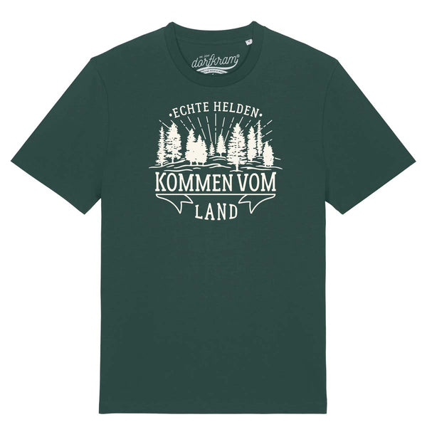 Echte Helden kommen vom Land / Herren Organic Shirt