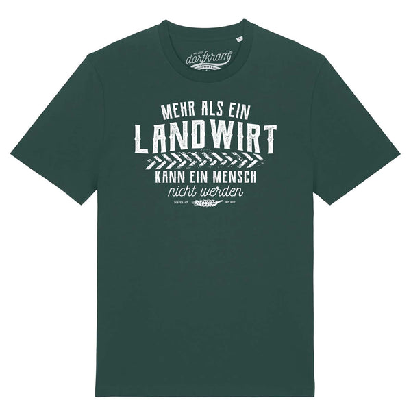 Mehr als ein Landwirt kann ein Mensch nicht werden / Herren Organic Shirt (Lagerverkauf)