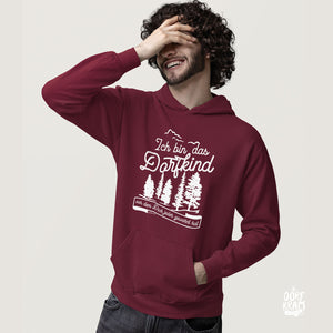 Witziger Dorf Hoodie von Dorfkram® mit Spruch