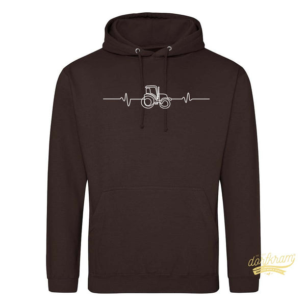 Herzschlag Traktor / Traktor Liebe / Herren Premium Hoodie (Lagerverkauf)