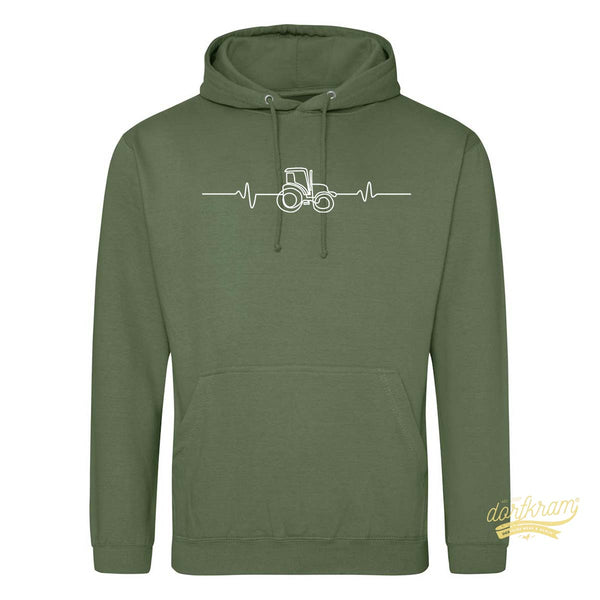 Herzschlag Traktor / Traktor Liebe / Herren Premium Hoodie