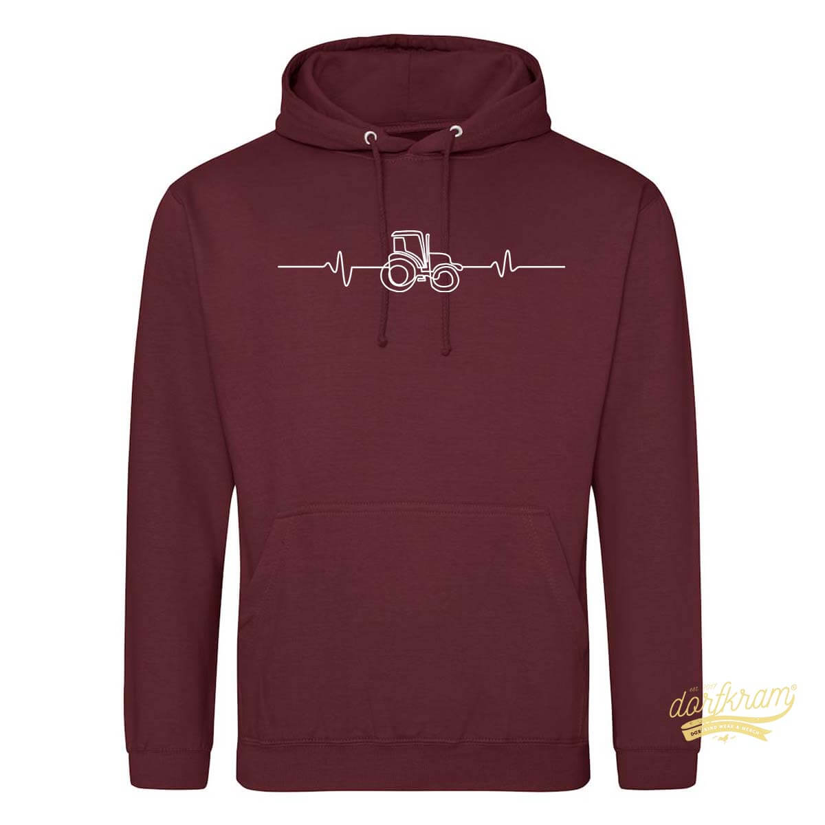 fahrradhelm traktor Herzschlag Traktor / Traktor Liebe / Herren Premium Hoodie (Lagerverka