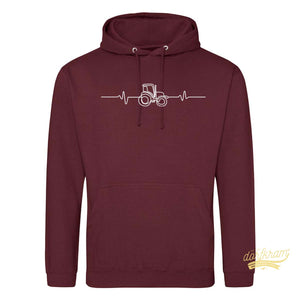 Herzschlag Traktor / Traktor Liebe / Herren Premium Hoodie (Lagerverkauf)