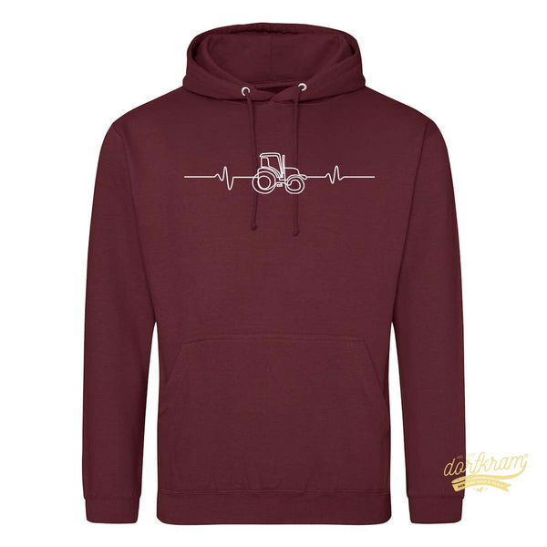 Herzschlag Traktor / Traktor Liebe / Herren Premium Hoodie (Lagerverkauf)