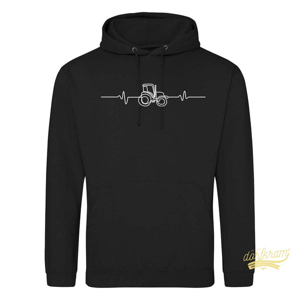 Herzschlag Traktor / Traktor Liebe / Herren Premium Hoodie (Lagerverkauf)