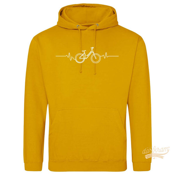 Herzschlag Fahrrad / Rad Liebe / Herren Premium Hoodie